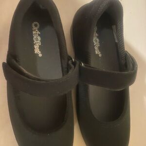 OrthoFeet Women's Black Comfort Loafers